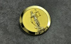 shiny gold 3D coin