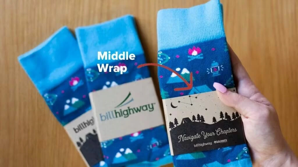 middle wrap billhighway custom made socks