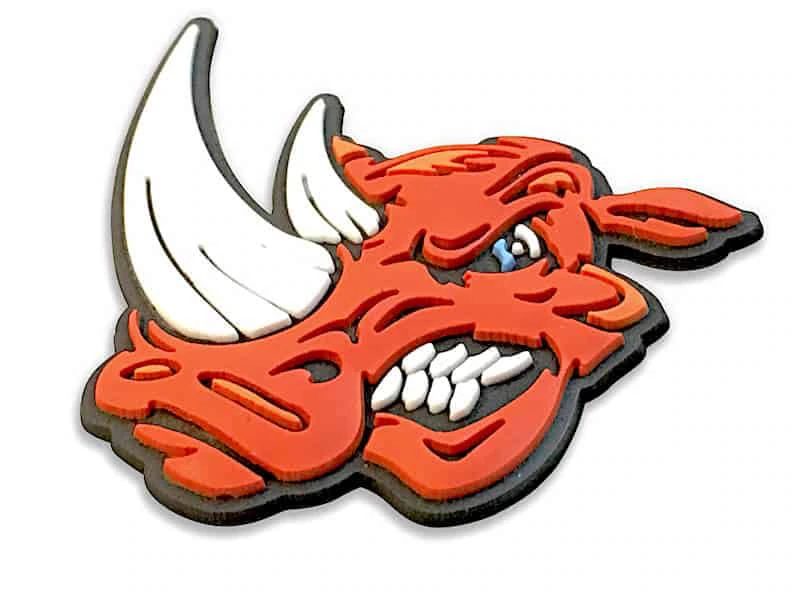 Rhino head sports patch