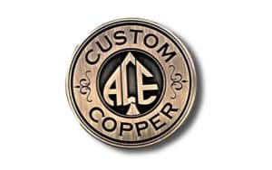 antique copper 2d coin for ACE custom copper