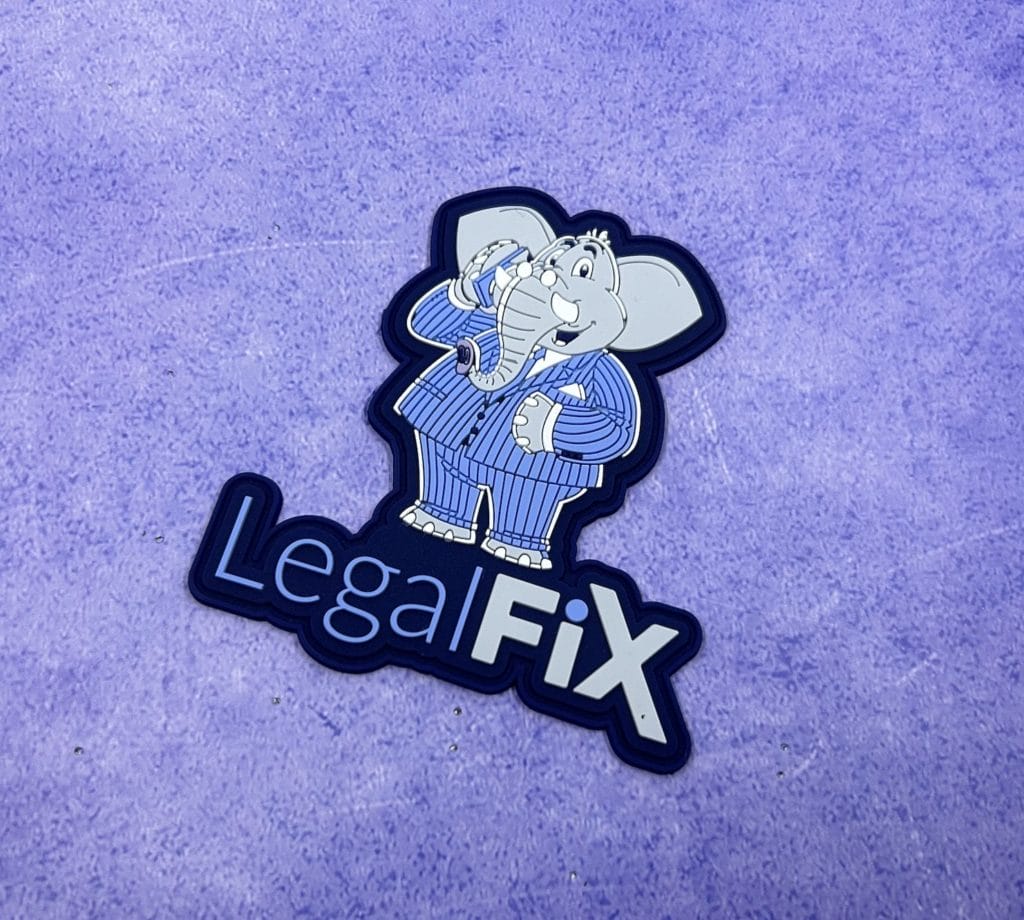 2D pvc patch for legaffix