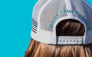 snapback cap back with direct embroidery