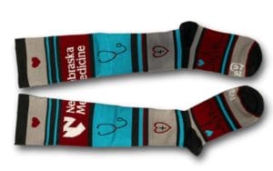 tube socks for Nebraska medicine