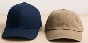 structured vs unstructured hats side by side