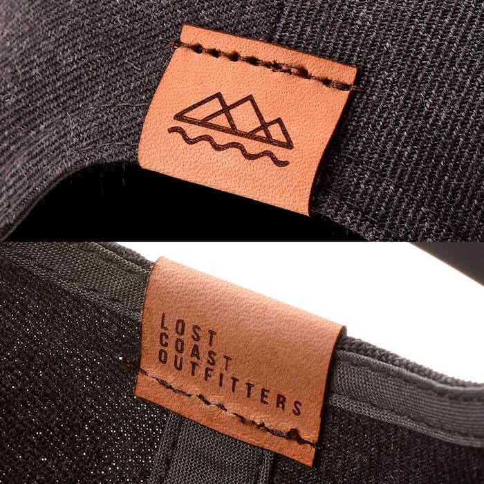 leather label