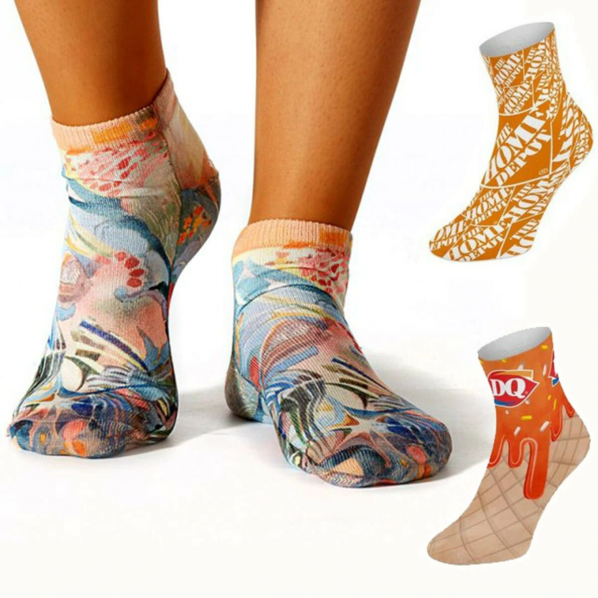 sublimated socks