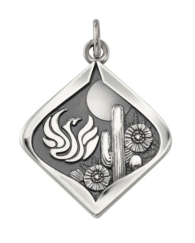 silver swan charm