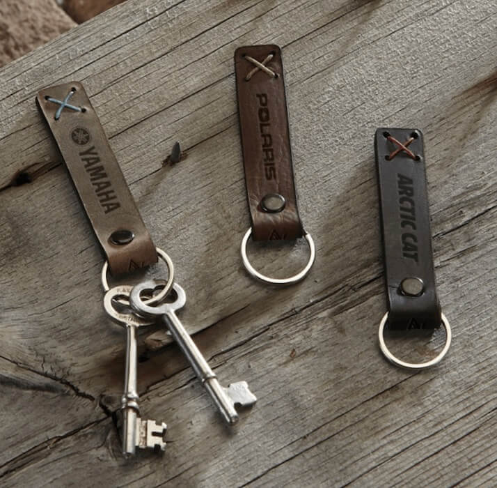 custom leather keychains