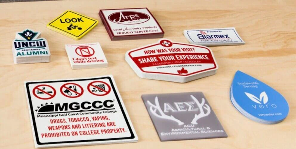 custom stickers with company logos