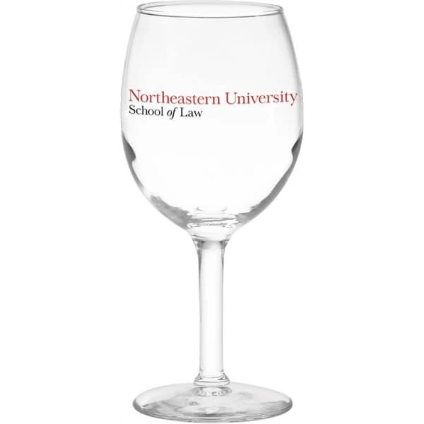 custom white wine glass