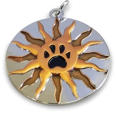 custom sun charm