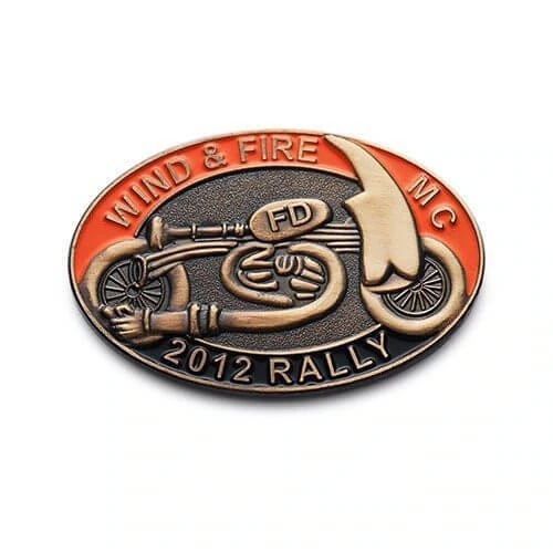 motorcycle custom lapel pins