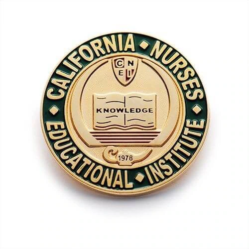 California nurses gold pin