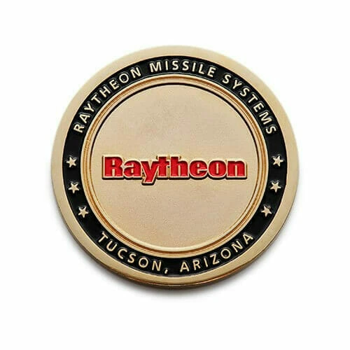 raytheon gold coin