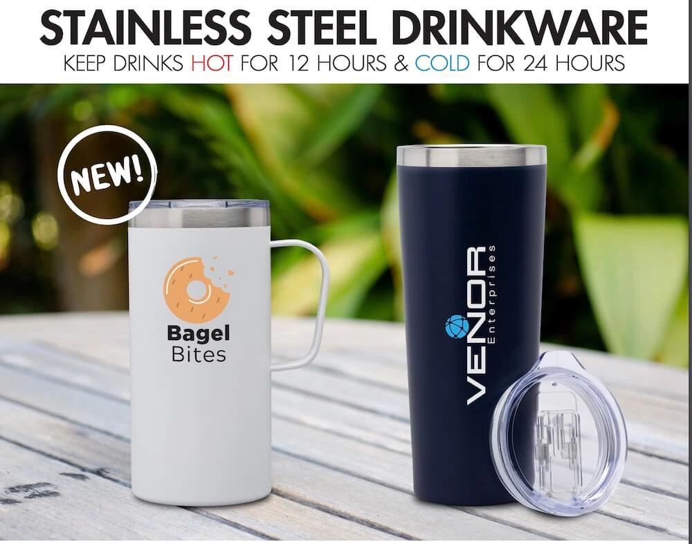 stainless steel drinkware