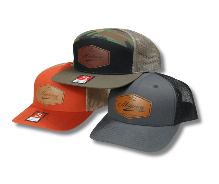 Custom Leather Hats in multiple color options