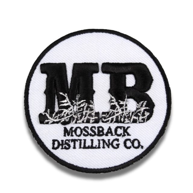 custom made morale patch for mossback distilling