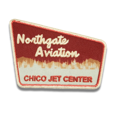 Jet center chico avitation custom patch