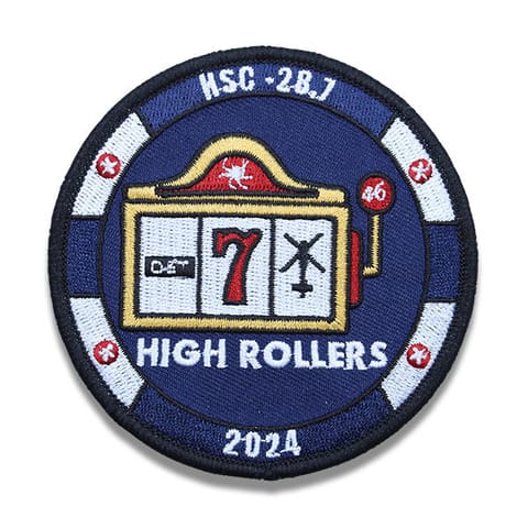 custom high roller chip marker patch