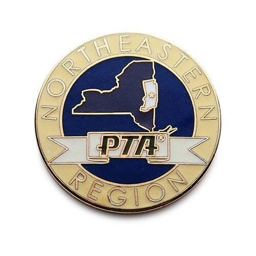 pta school lapel pin