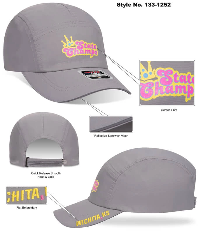 customized running cap