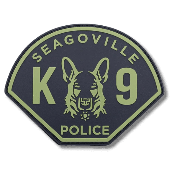 police dog patch custom