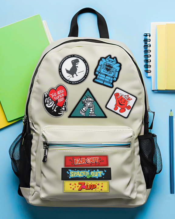 Custom patch backpack