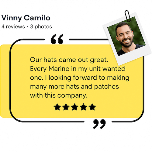 infographic of customer testimonial