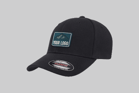 baseball hat with Your Logo custom PVC patch hat