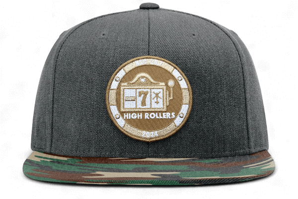 Richardson 510 Heather Charcoal Green Camo Flat Bill