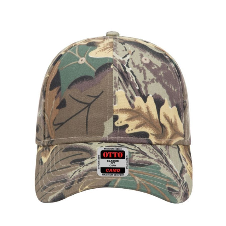 Otto 78-353 Camouflage 6-Panel Low Profile Baseball Cap Custom Hat