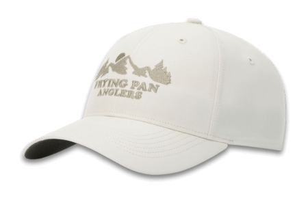 white golf hat with embroidery