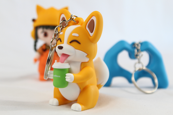 super detail 3D cubic keychains