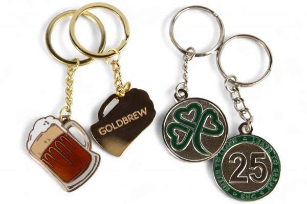 Two-sided keychain group
