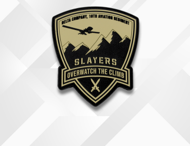 Slayers Green and Black custom PVC Patch