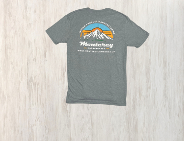 custom screen printed Monterey T-shirt