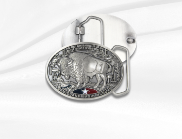 Buffalo 3D custom metal belt buckle