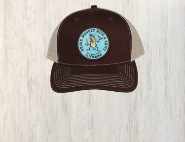 custom trucker hat with woven patch