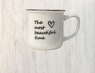 The Most Beautiful custom logo mug