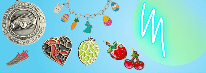 blue and green premium charm banner