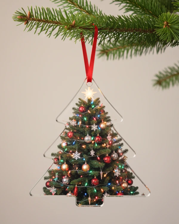 Acrylic Christmas Tree Ornament
