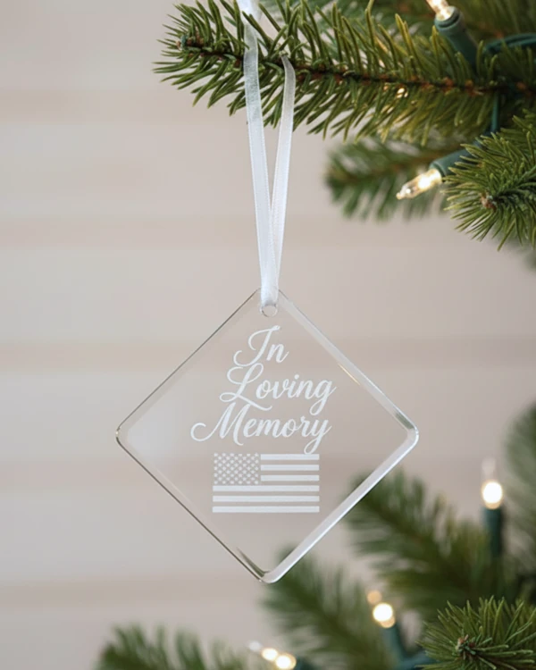 Memorial Glass ornament