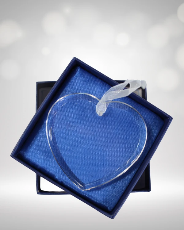 heart ornament glass