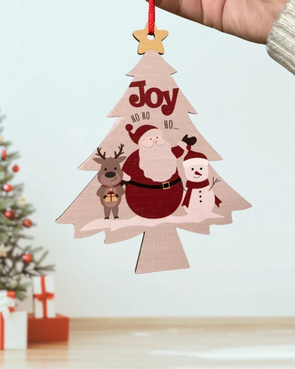 personalized wood ornament