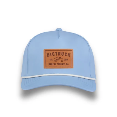 Pacific Weekender - Powder Blue w/ Leather Patch