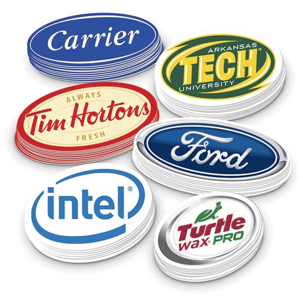 Company Logo Stickers Manufacturer - Monterey Company