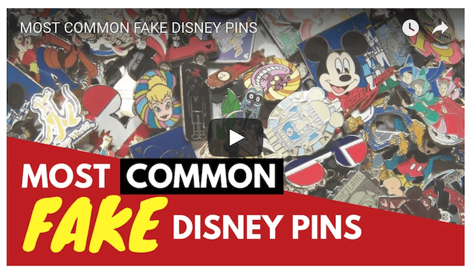 fake disney pins