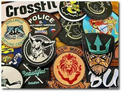 CrossFit 5.11 Military PVC Tactical Patches Embroidery Emblem Applique Iron  On DIY Stickers For Clothes Hat Backpack Accessories