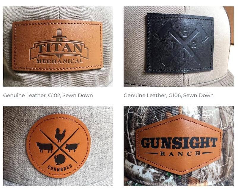 leather patch styles