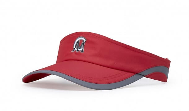 richardson 19 visor in red